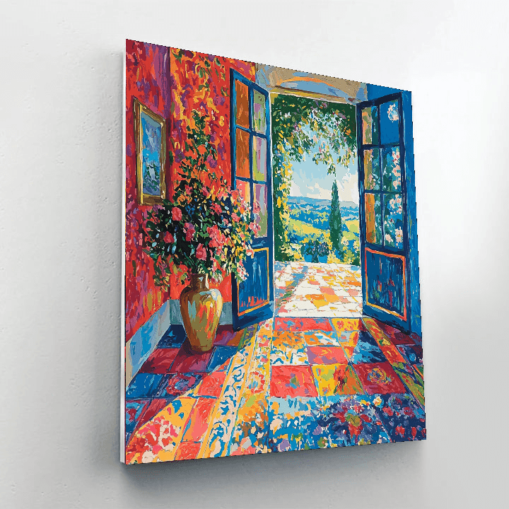 Henri Matisse Inspired Vibrant Stillness  Paint By Numbers