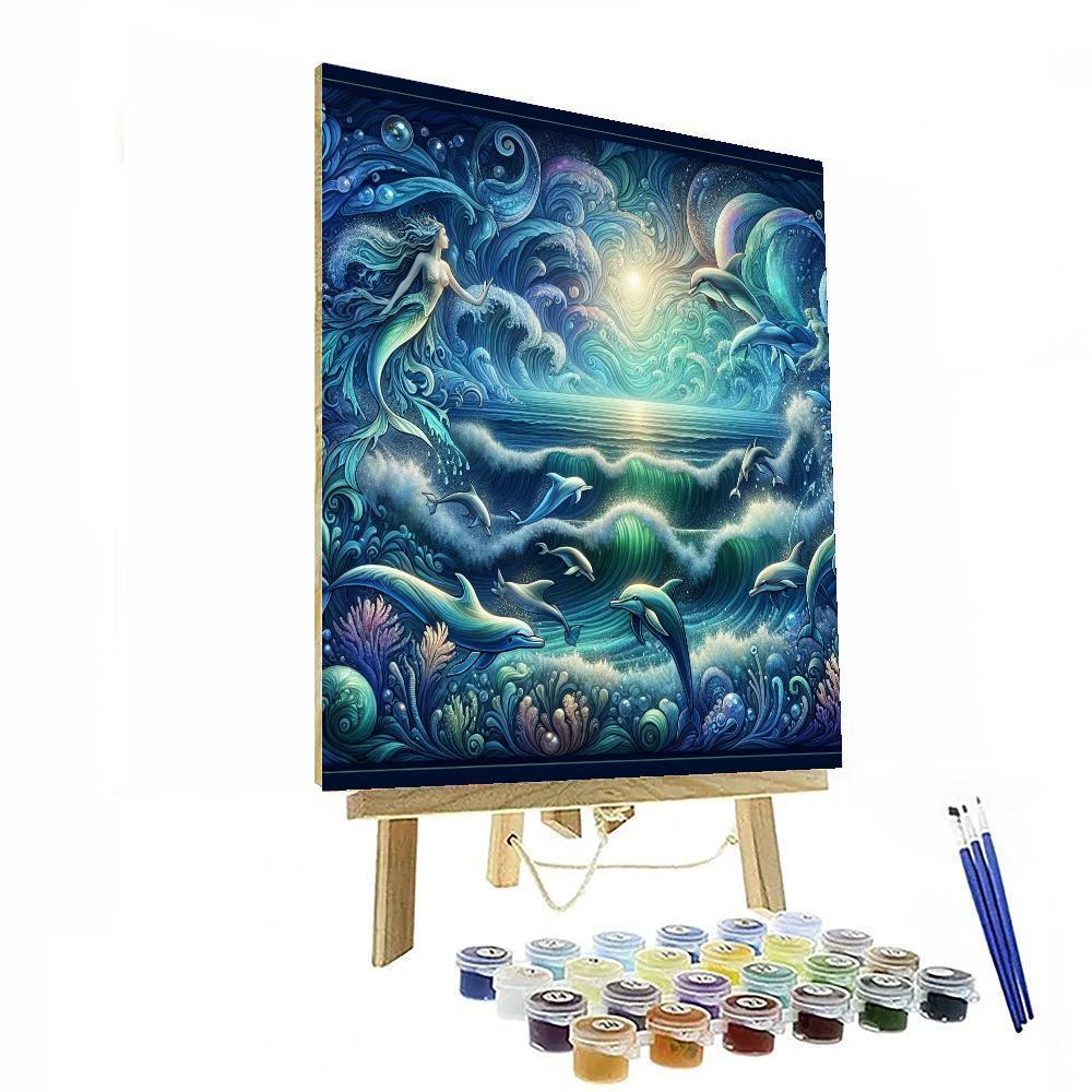 Iridescent Ocean Fantasy Paint By Numbers