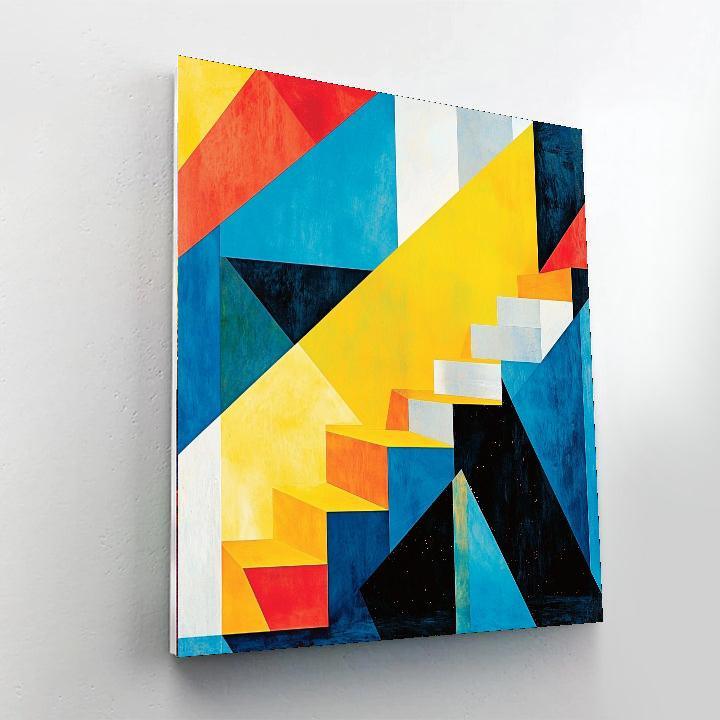 Paul Cézanne Inspired Energizing Geometry  Painting By Numbers Kit