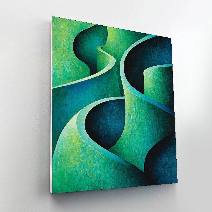 Michelangelo Inspired Vibrant Elements Of Earth  Paint By Color