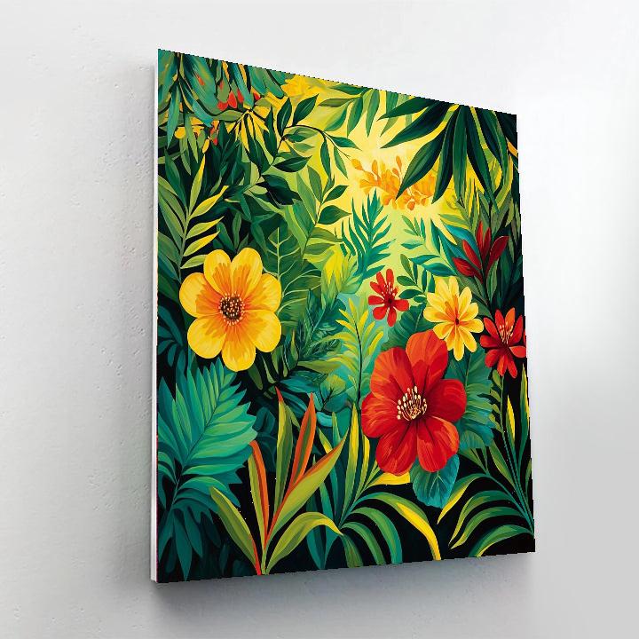 Frida Kahlo Inspired Lush Resonance  Painting Number Kit