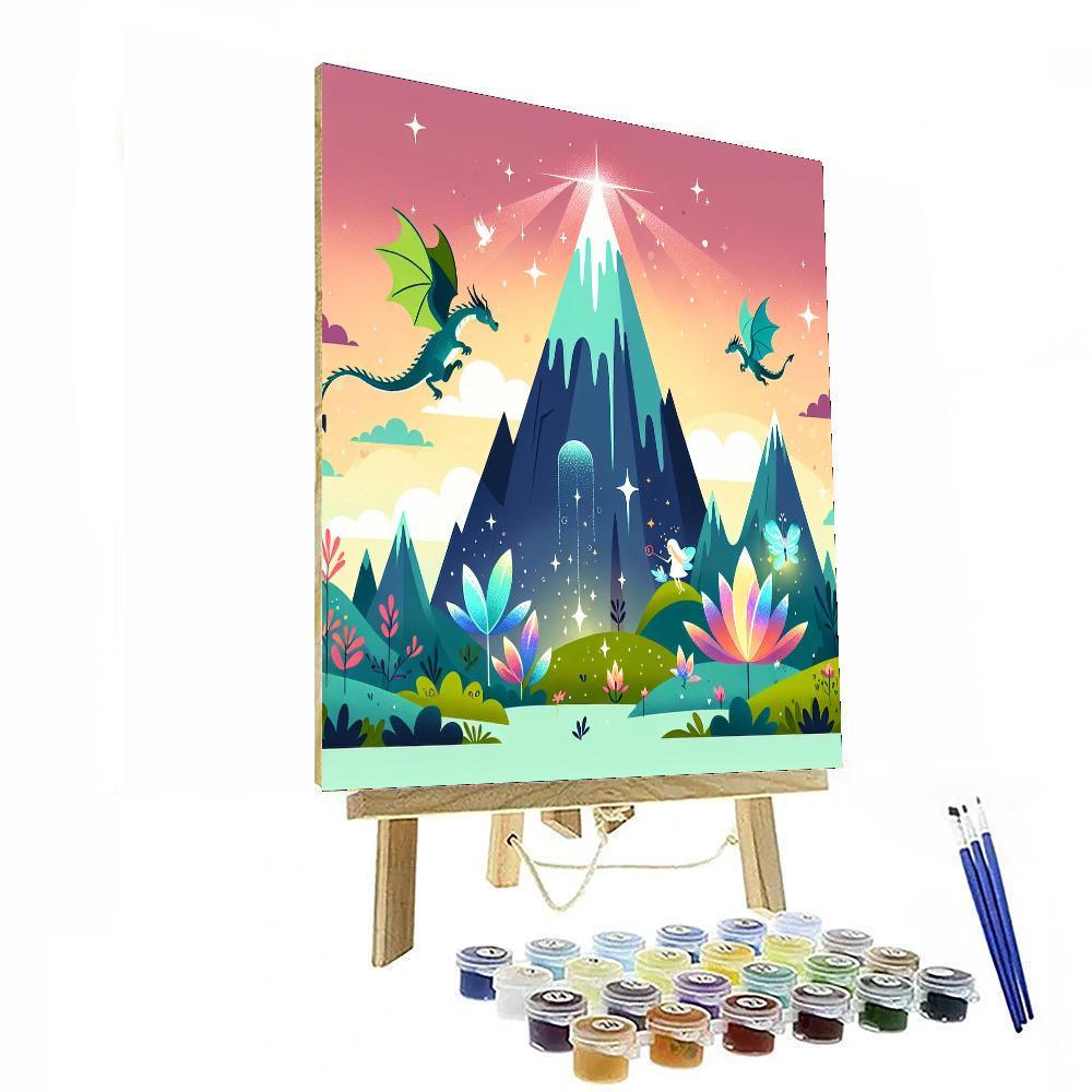 Magic Mountain Retreat Painting Number Kit
