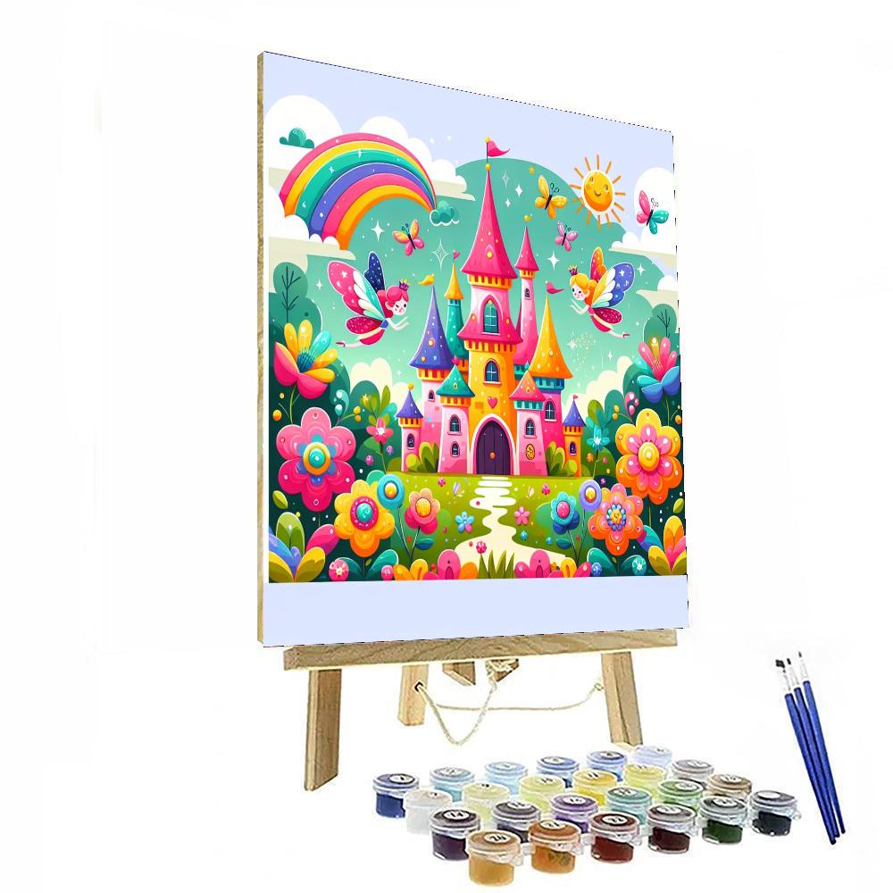 Dazzling Fantasy Castle Paint By Number