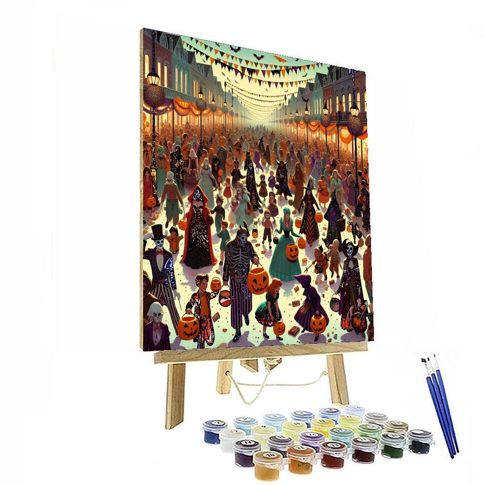Halloween Festival - Usa Paint By Numbers Art