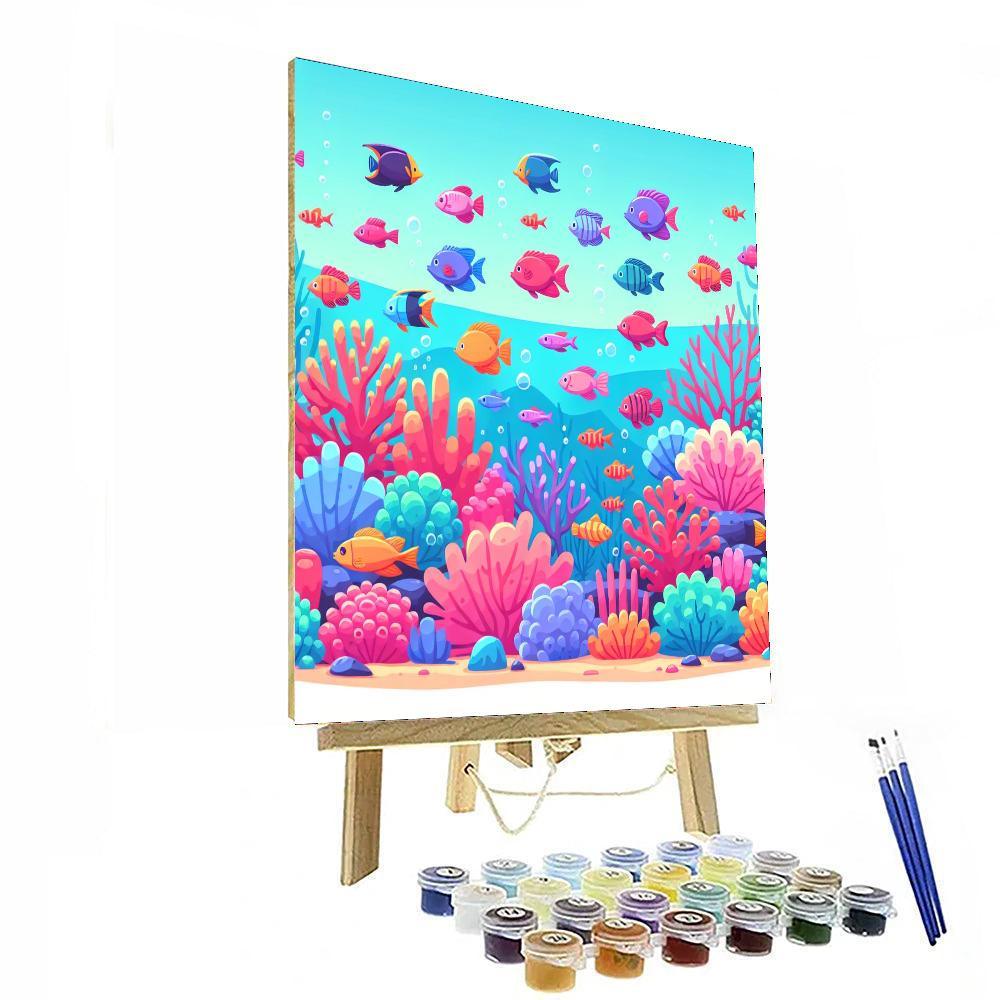 Ocean Oasis Numbered Painting Kits