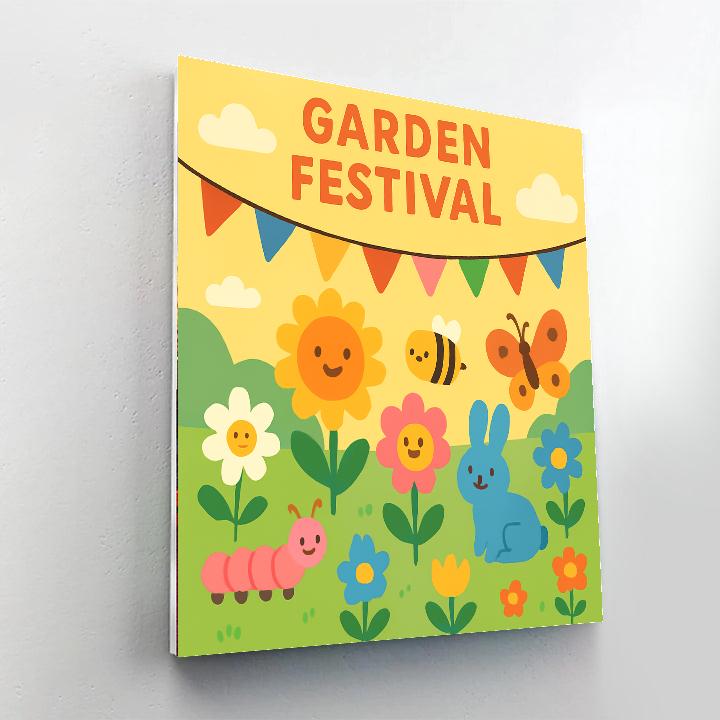 Magical Garden Festival Paint By Color