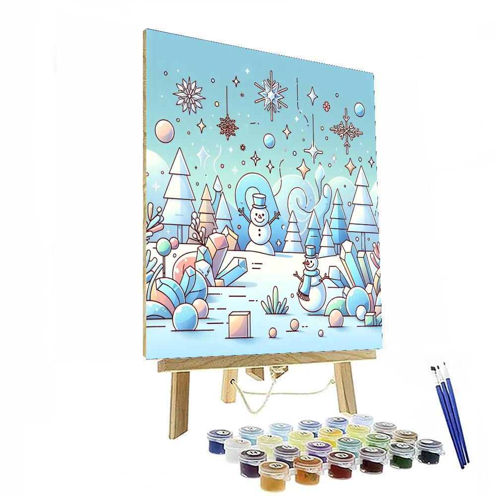 Frozen Fantasy Paint By Numbers Art