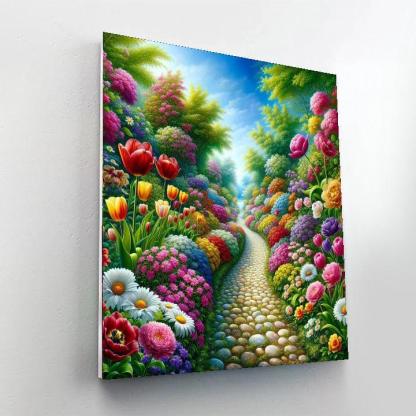 Garden Pathways Paint By Number