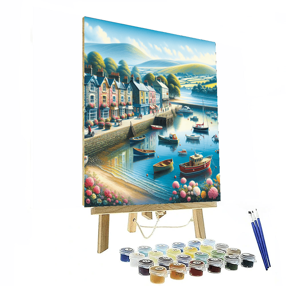 Charming Harbor Painting Number Kit