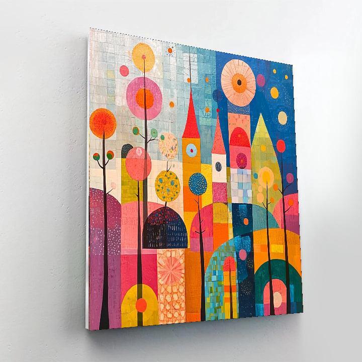 Paul Klee Inspired Childlike Imagination  DIY Paint By Numbers