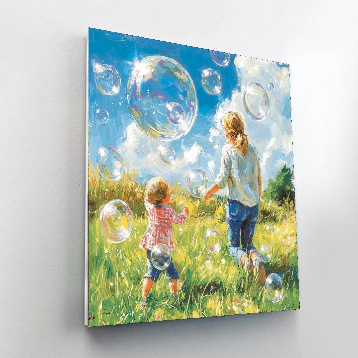 Bubbles And Laughter Numbered Painting Kits