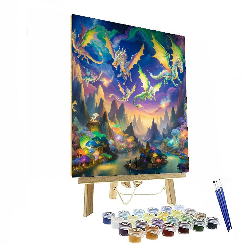 Enchanting Dragon Quest Paint By Color