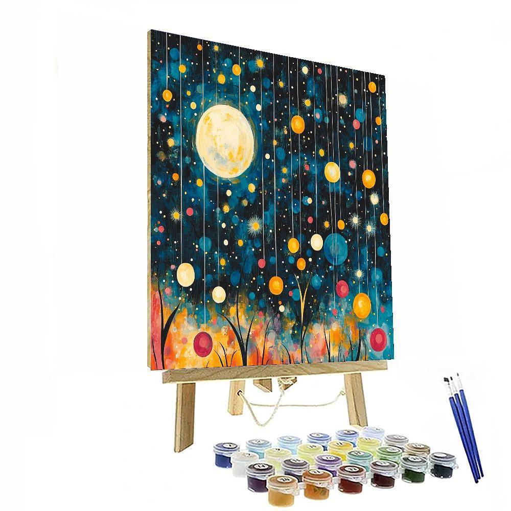 Joan Miró Inspired Cosmic Whirlwind Of Wonder  Paint By Color
