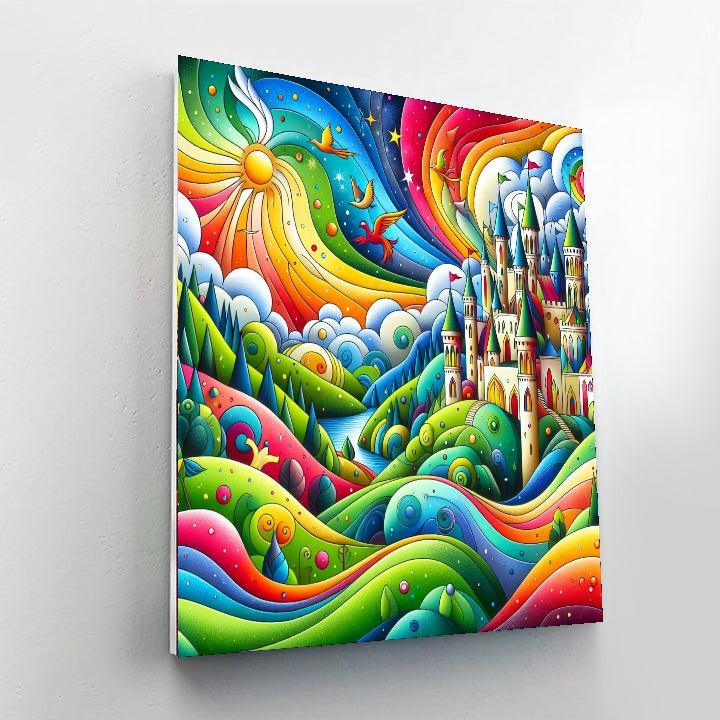 Adventures In Fantasy Land Paint By Numbers Art