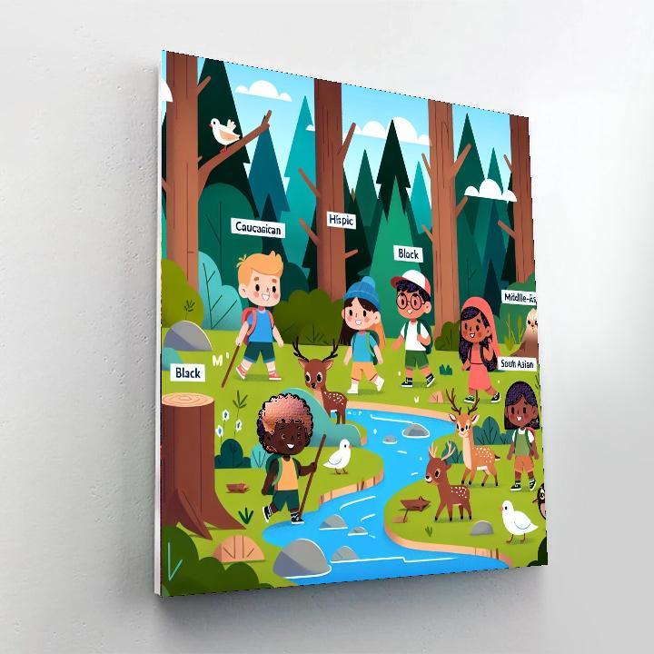 The Great Forest Adventure Painting By Numbers Kit