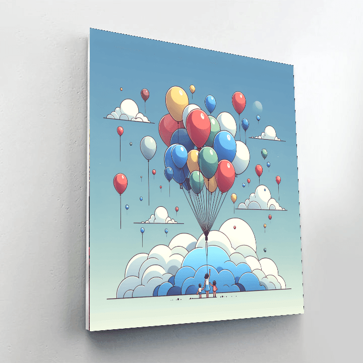 Balloon Festival Painting By Numbers Kit