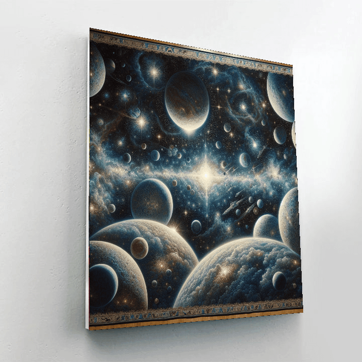 Celestial Harmony Tapestry Number Painting