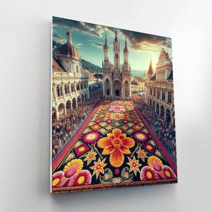 The Flower Carpet - Brussels DIY Paint By Numbers