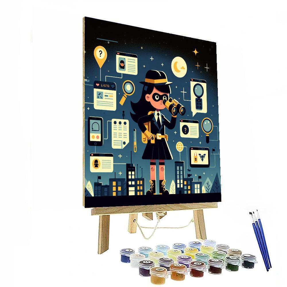 Super Spy Mission Paint By Numbers Kits
