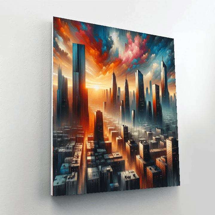 Metropolitan Sunrise Painting By Numbers Kit