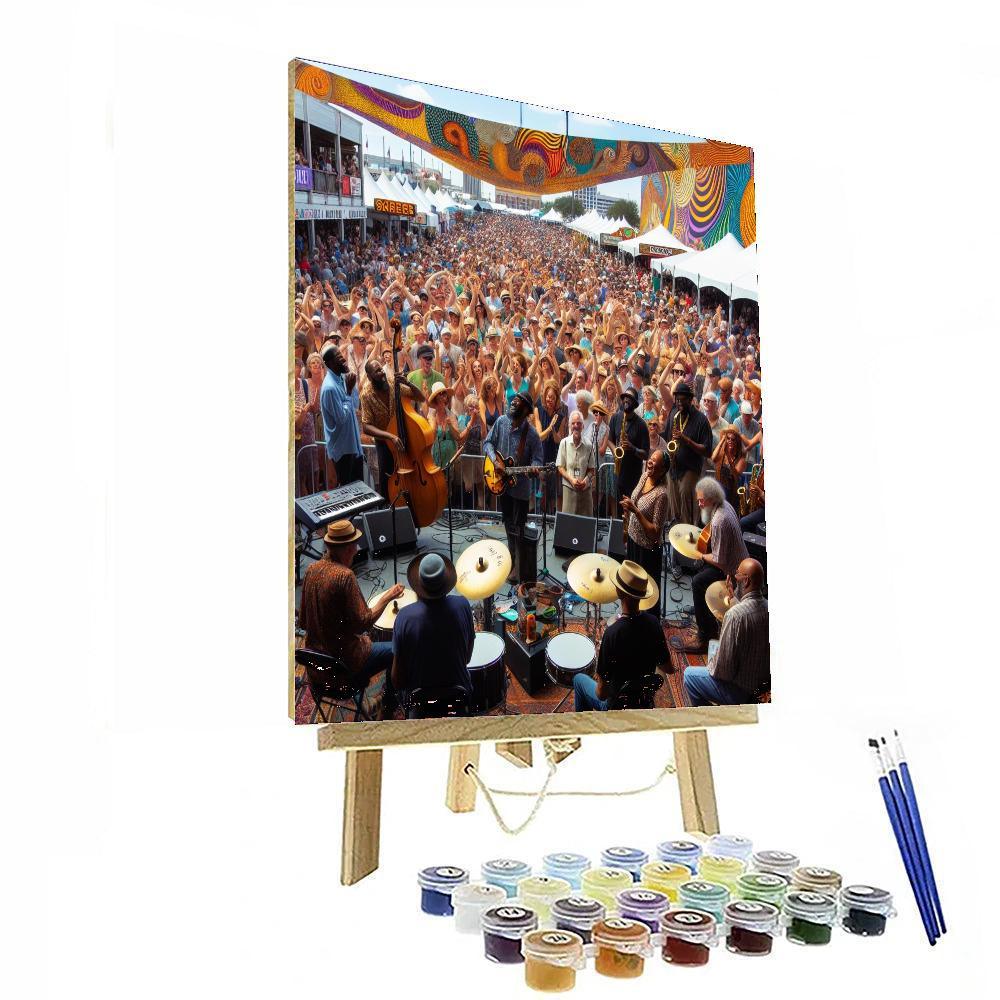 Jazz And Heritage Festival - New Orleans DIY Paint By Numbers