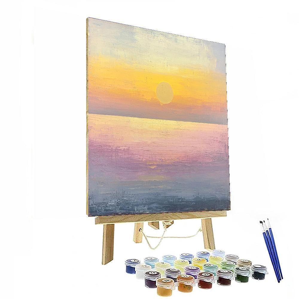 Leonardo Da Vinci Inspired Silent Sunrise  Paint By Numbers