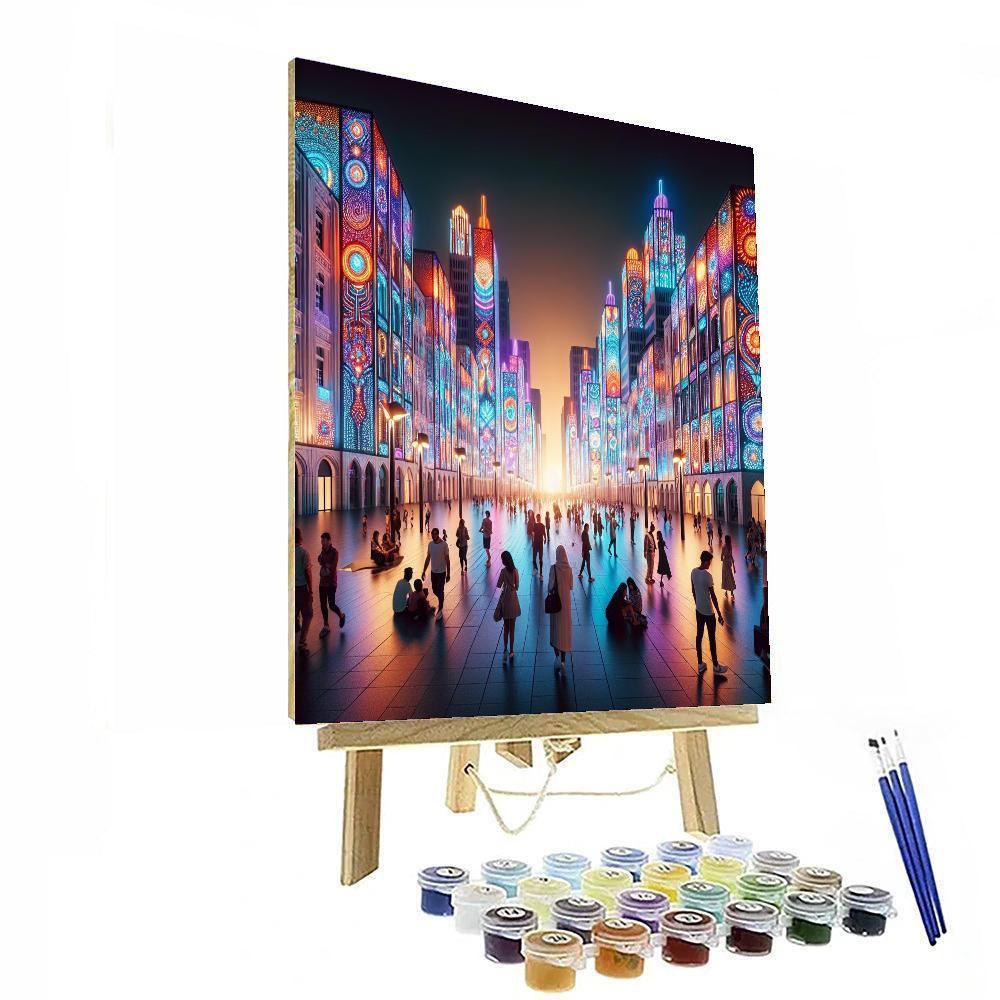 Glow Festival Painting By Numbers Kit