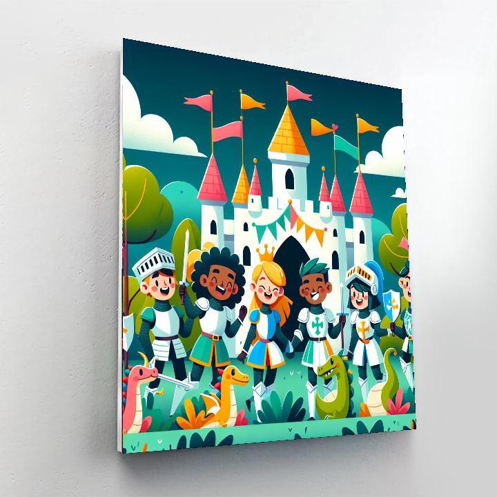 Enchanting Castle Quest Paint By Numbers Kits