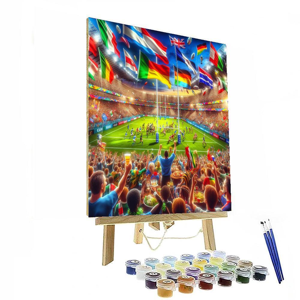 Rugby World Cup - Various Locations Worldwide Paint By Numbers Kits
