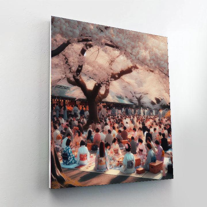Hanami Cherry Blossom Festival - Tokyo, Japan Paint By Numbers