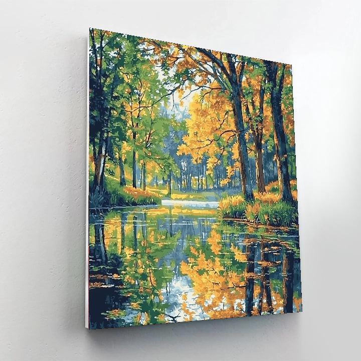 Claude Monet Inspired Reflections In Nature  Paint By Numbers