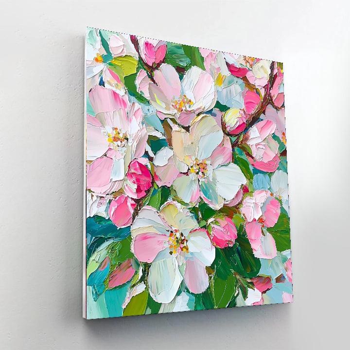 Paul Cézanne Inspired Temporal Blossoms  Paint By Numbers Kits