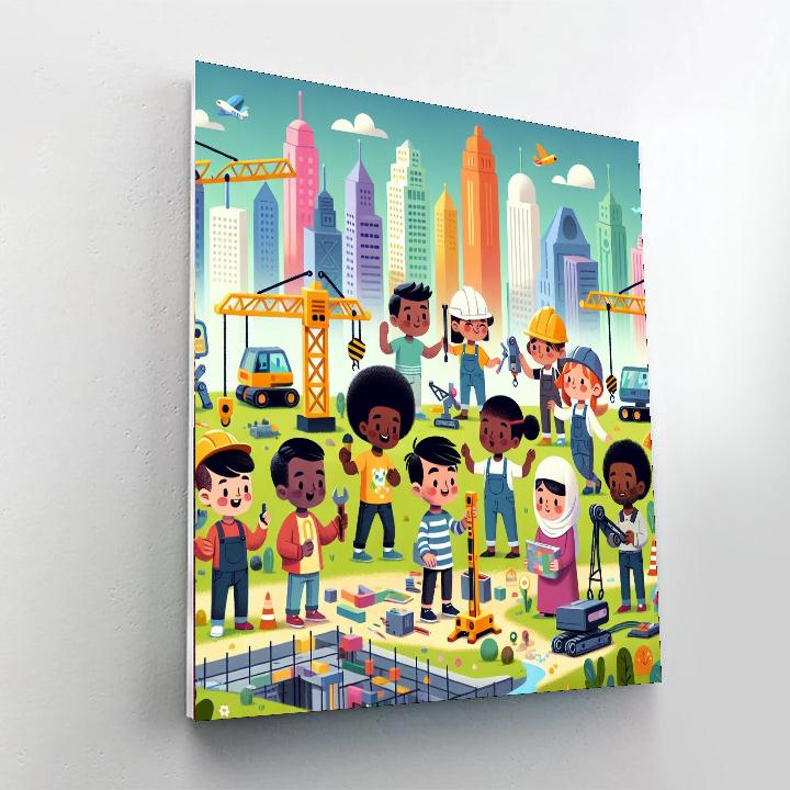 Creative City Builders Paint By Numbers