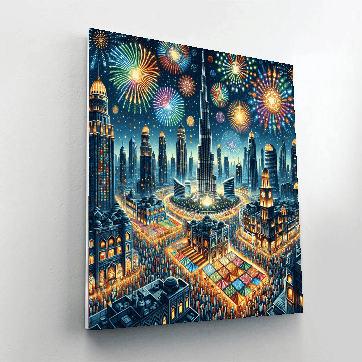 Eid Festival - Dubai Paint By Numbers