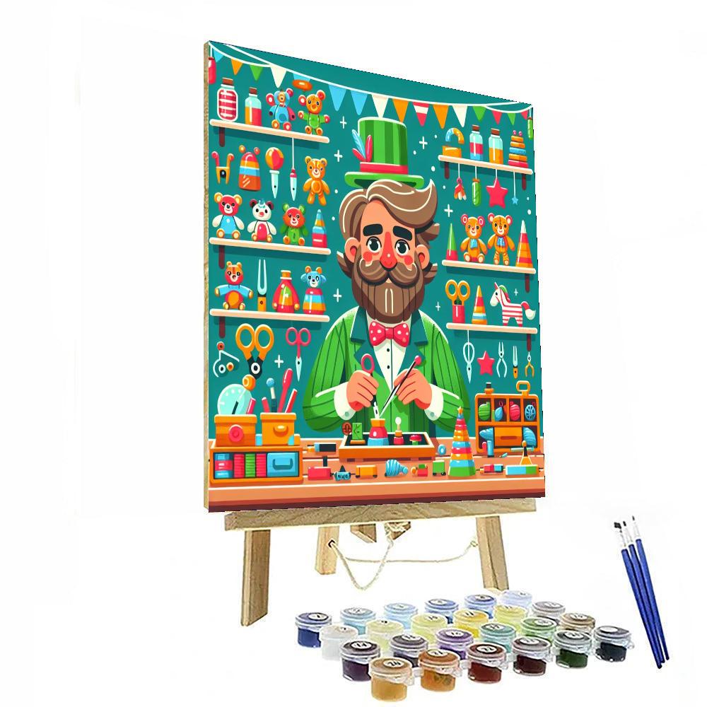 The Toymaker's Workshop Number Painting