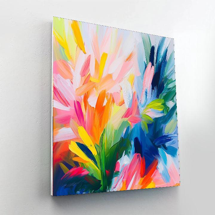 Paul Cézanne Inspired Spectral Lightplay  Paint By Numbers Art