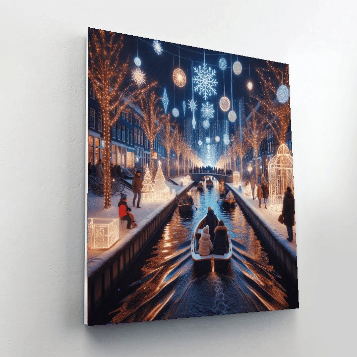 Amsterdam Light Festival Painting By Numbers Kit