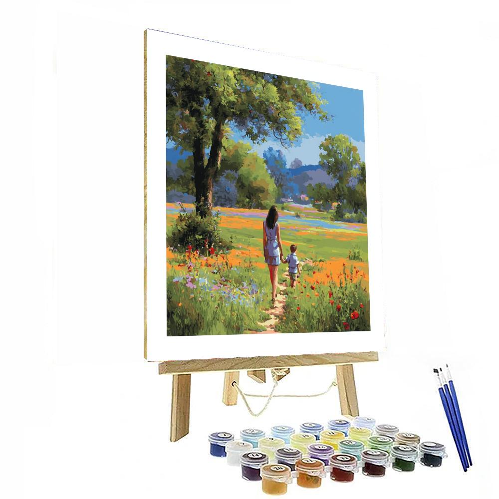 A Mother’s Touch Of Spring Paint By Numbers Kits