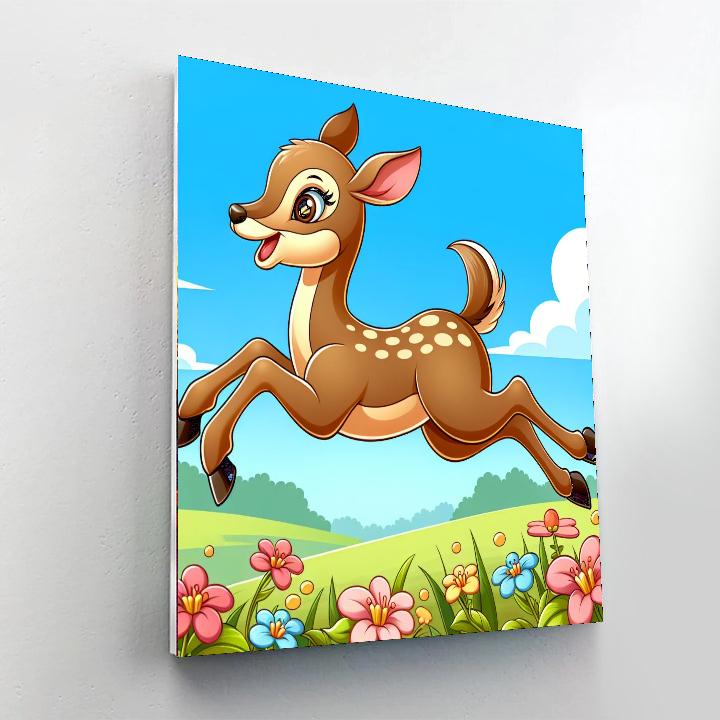 Dancing Antelope Paint By Number