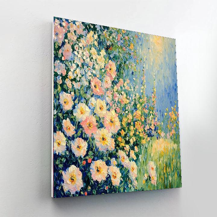 Berthe Morisot Inspired Floral Morning Radiance  Number Painting