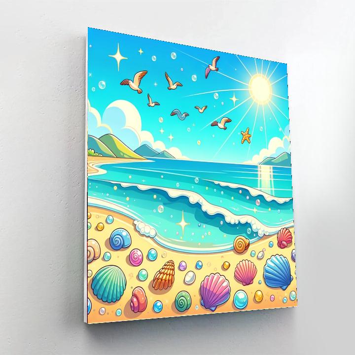 Beachcomber's Delight Painting Number Kit