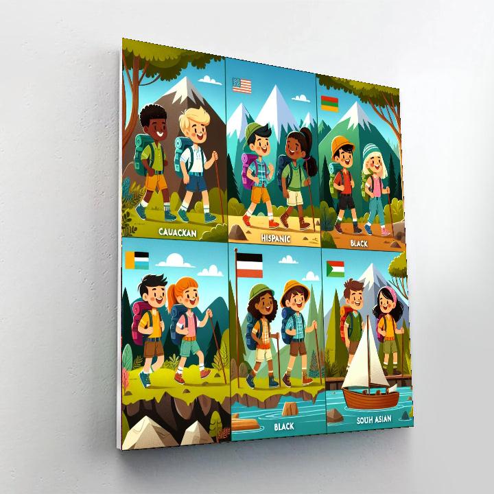 Amazing Adventures Paint By Numbers Art