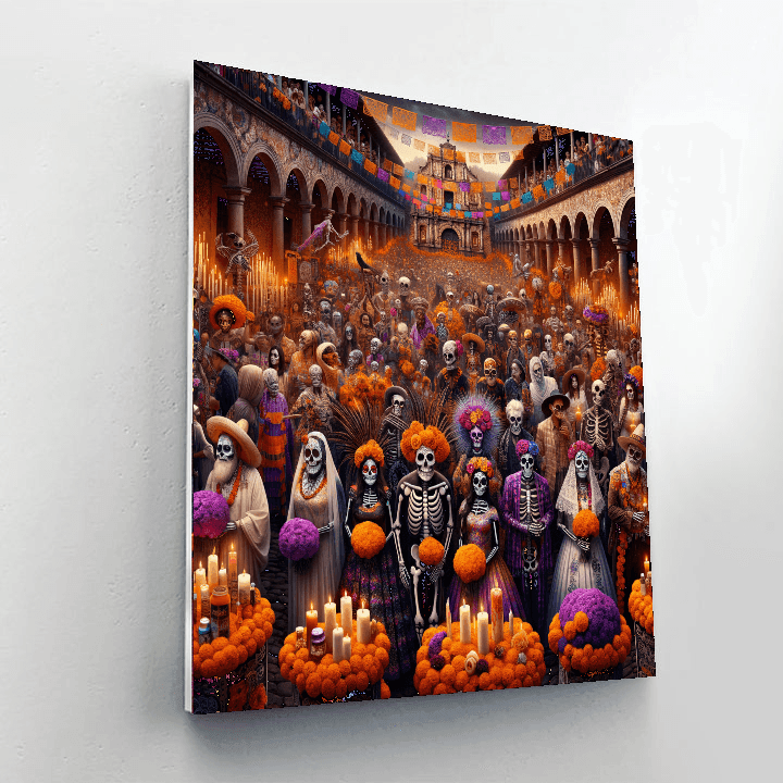 Day Of The Dead - Oaxaca Paint By Color