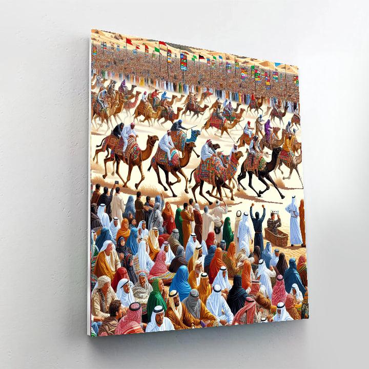 International Festival Of The Sahara - Douz Numbered Painting Kits