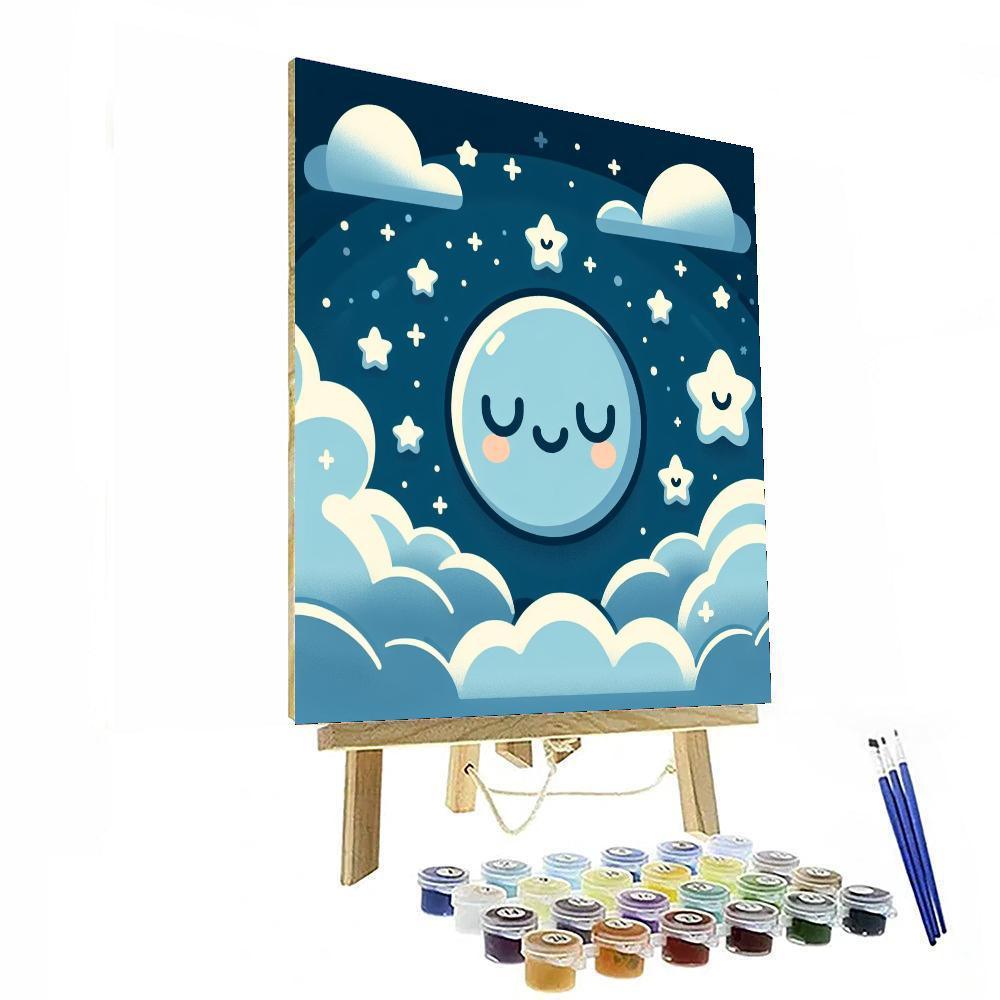 Starry Skies And Sweet Dreams Painting Number Kit