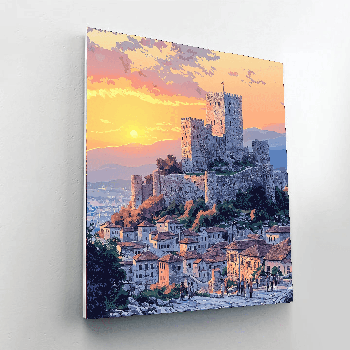 Gjirokastra Castle DIY Paint By Numbers