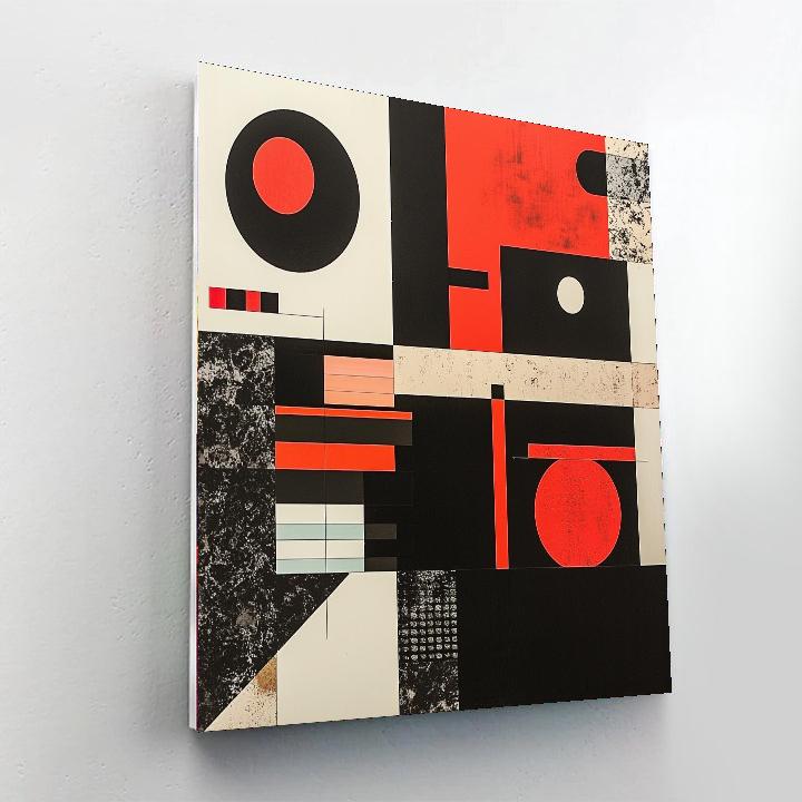 Kazimir Malevich Inspired Fragmented Harmony  DIY Paint By Numbers