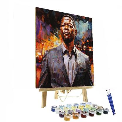 Samuel L. Jackson: The Voice Of Authority And Presence Numbered Painting Kits