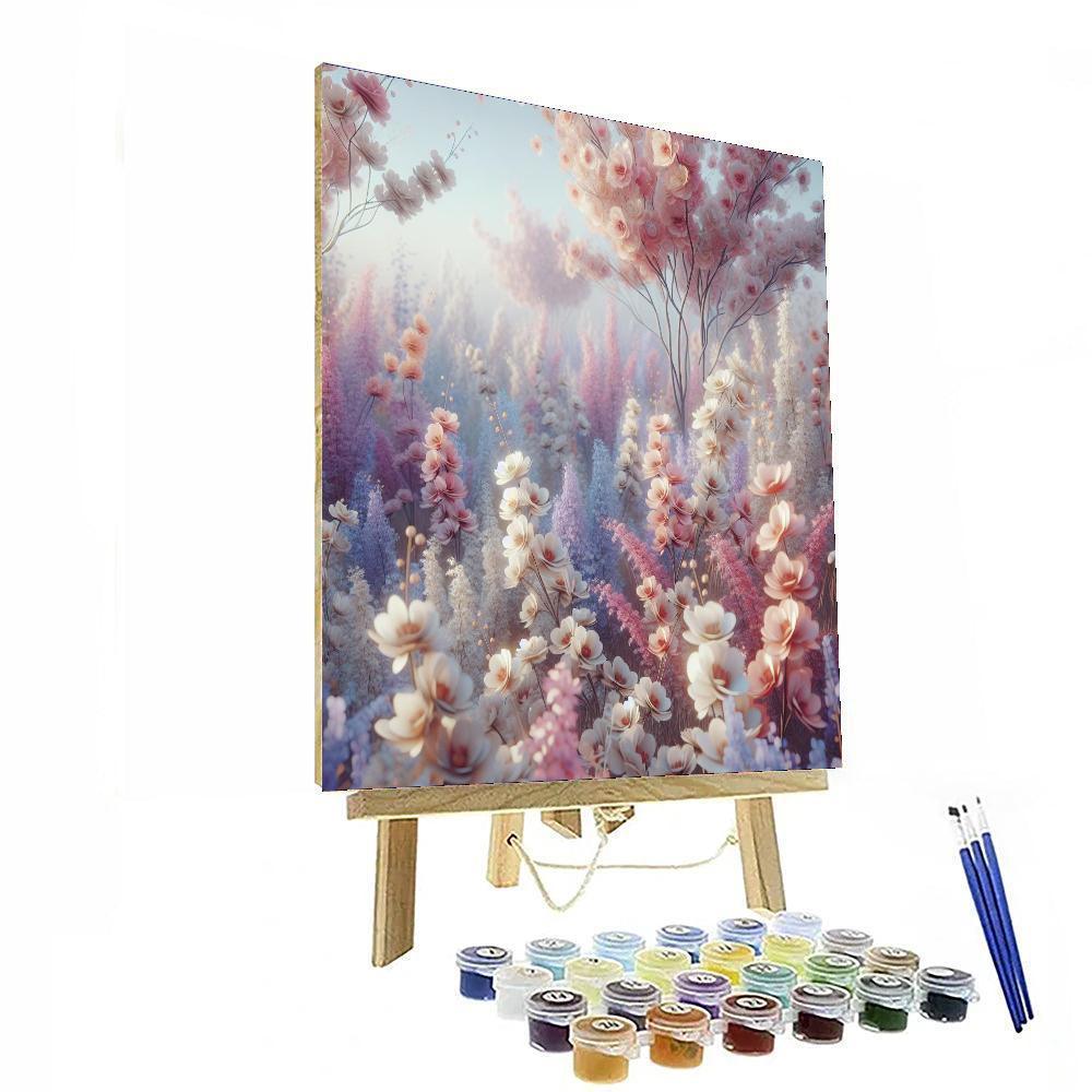 Dreamy Floral Reverie DIY Paint By Numbers