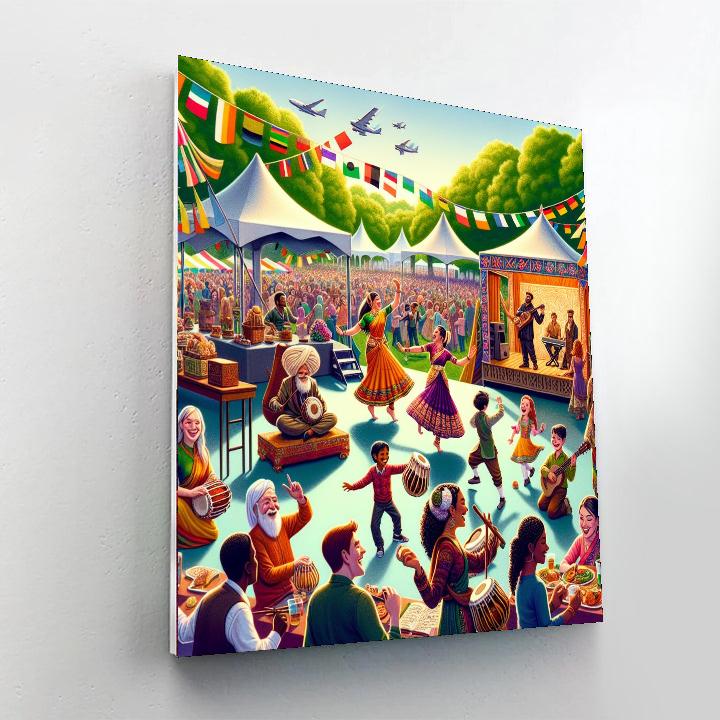 Northwest Folklife Festival - United States DIY Paint By Numbers